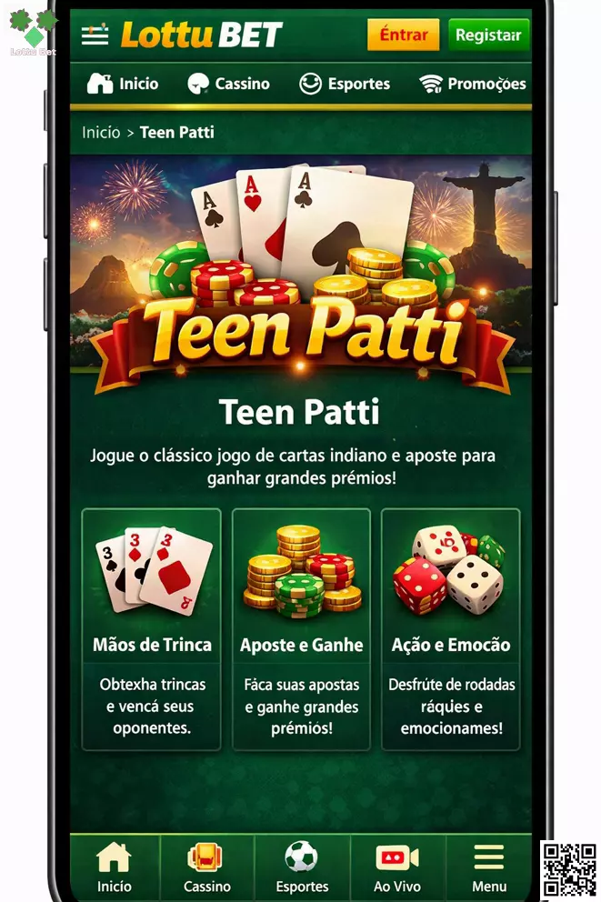 TeenPatti Lottu Bet em destaque